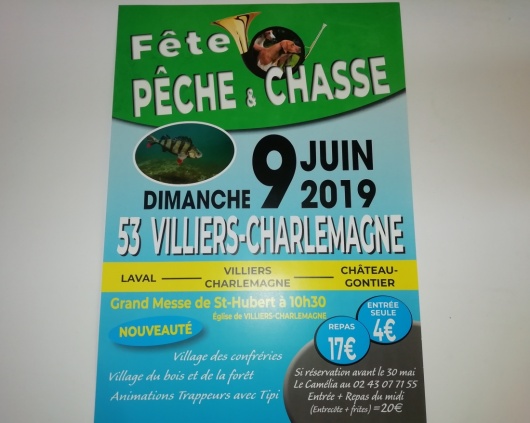 Fête de la chasse à Villiers Charlemagne 9 juin